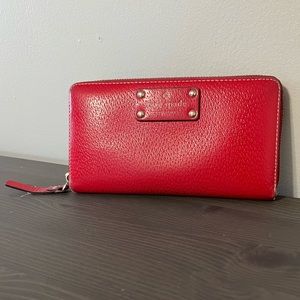 Kate Spade Cherry Red Wallet